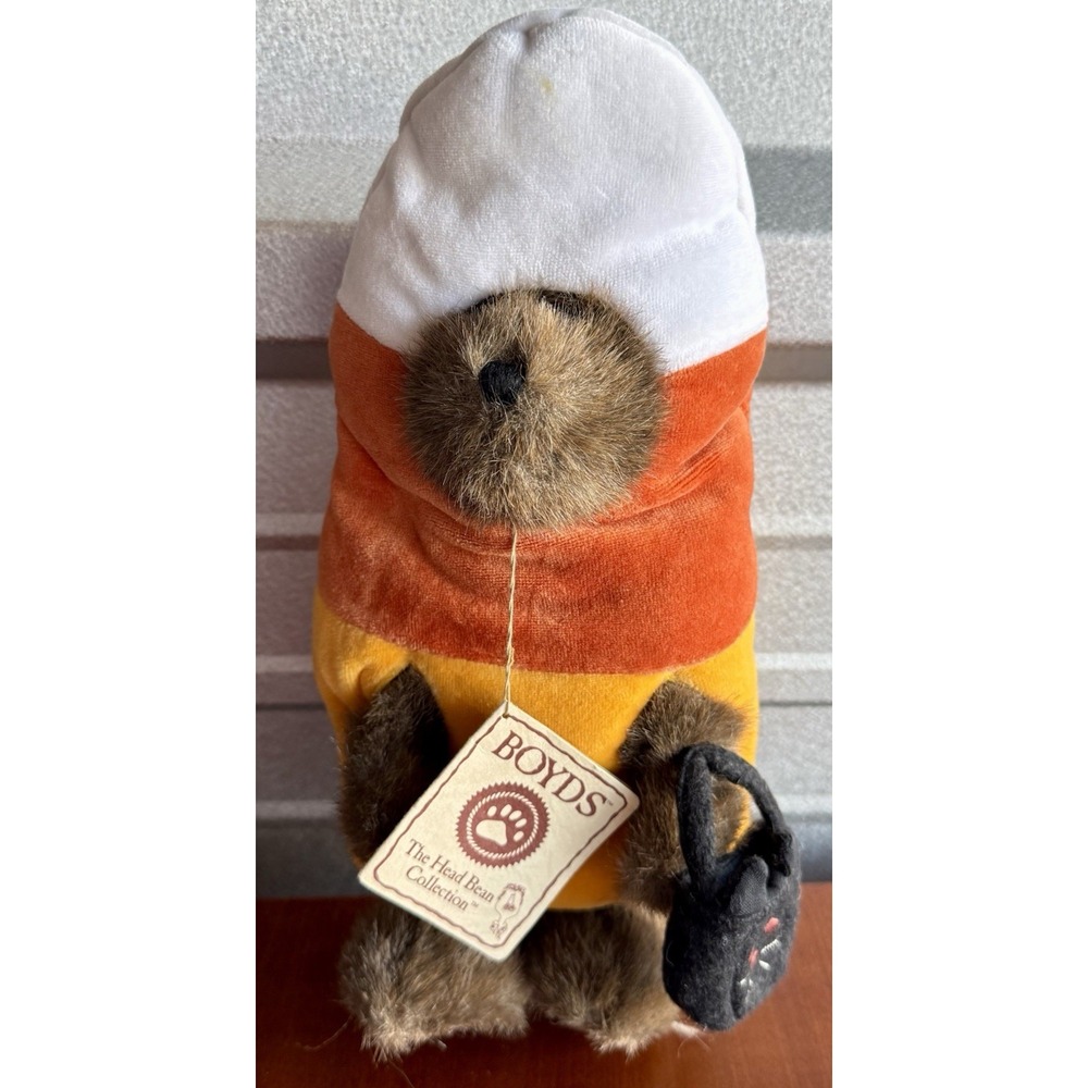 Boyds Bear 11 inch Cornelius Candy Corn Plush Bear NWT